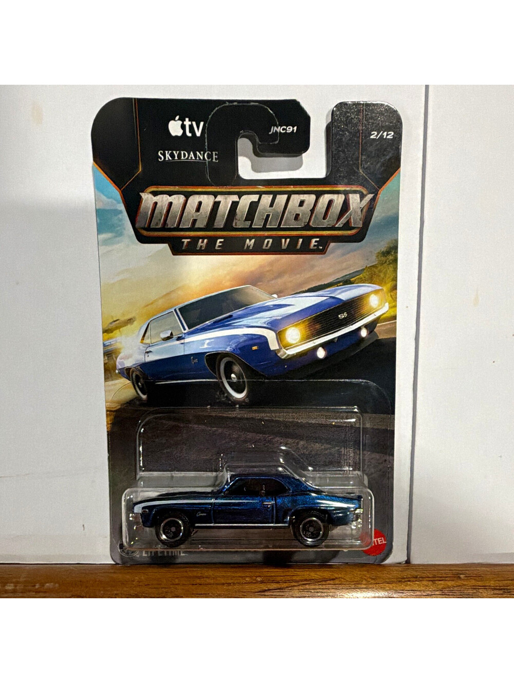 Matchbox The Movie 1969 Chevrolet Camaro Blue Diecast 1:64 Unopened Box